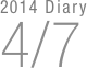 2014 Diary
4/7

